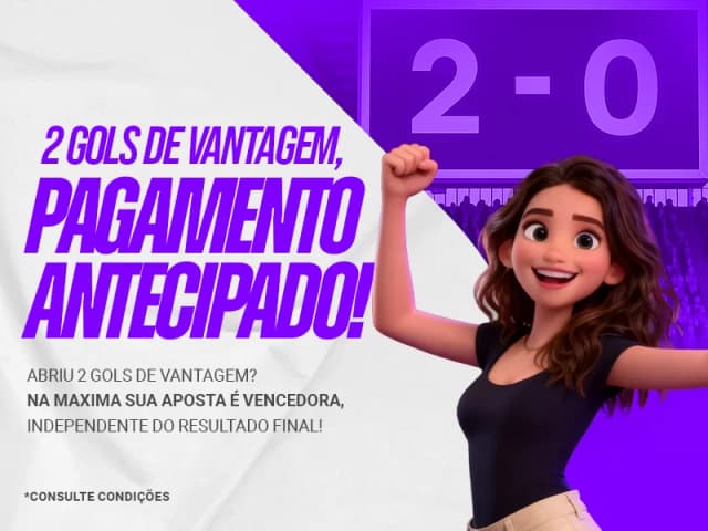 2 Gols de Vantagem
